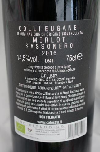 Sassonero Ca'Lustra